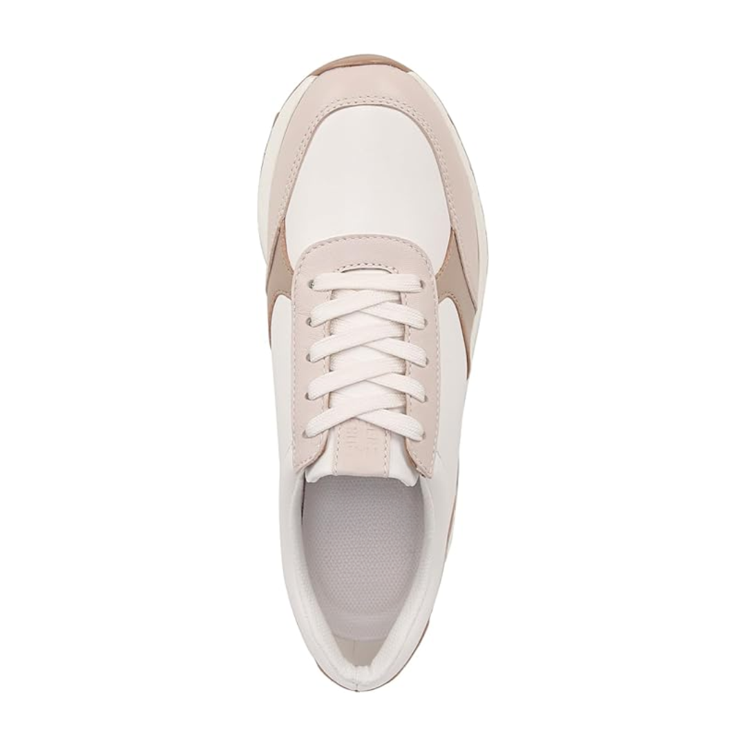 Damskie sneakersy Shay szare skóra zamsz wygodne na koturnie
