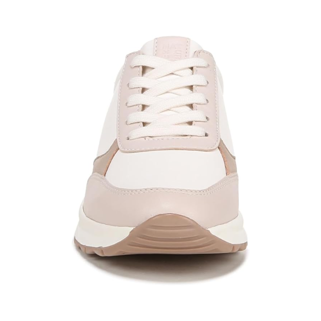Damskie sneakersy Shay szare skóra zamsz wygodne na koturnie